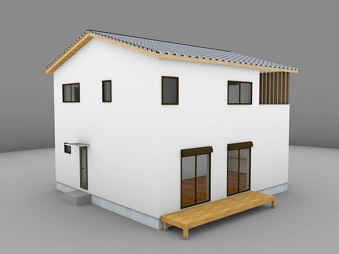 House model for background 23