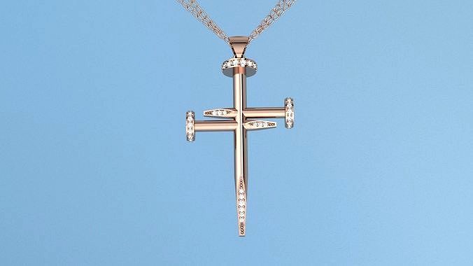 Cross of Nails Pendant
