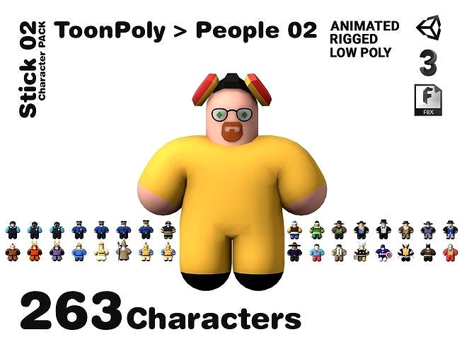 ToonPoly - People 02