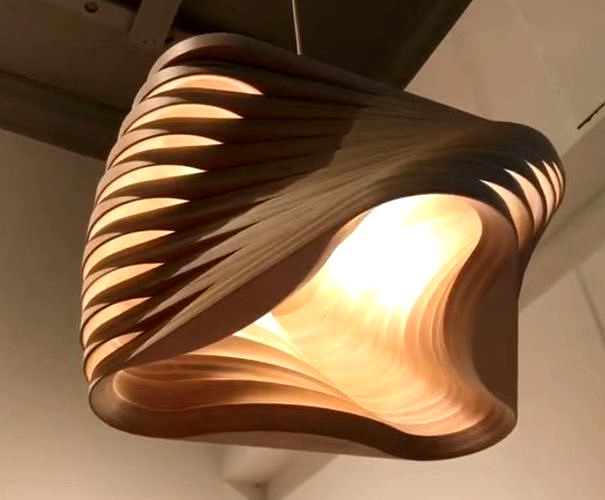 Parametric  Boomerang Lamp  Design