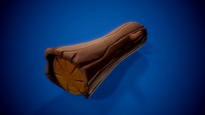 Stylized Wood Log - Tutorial Included