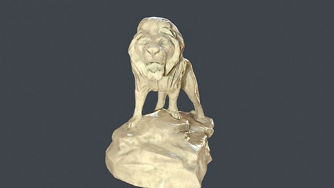 Lion museum sculpture