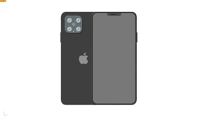 Apple iPhone 12 pro MAX 3D model