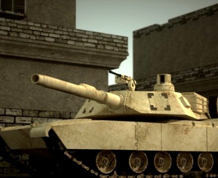 M1 Abrams (Rigged+Textured