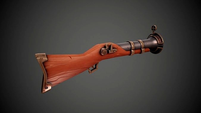 Stylized Gun - Tutorial Included