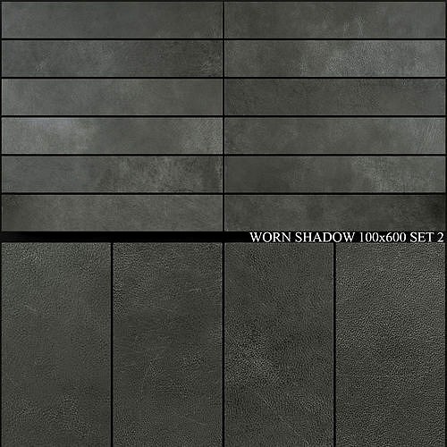 Ariana Ceramica Worn Shadow 100x600 Set 2
