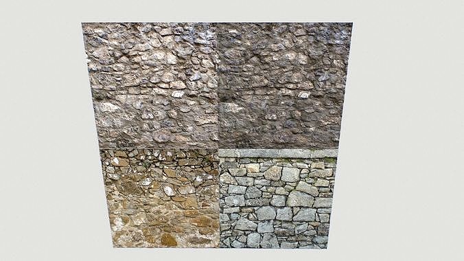 Stone wall textures pack