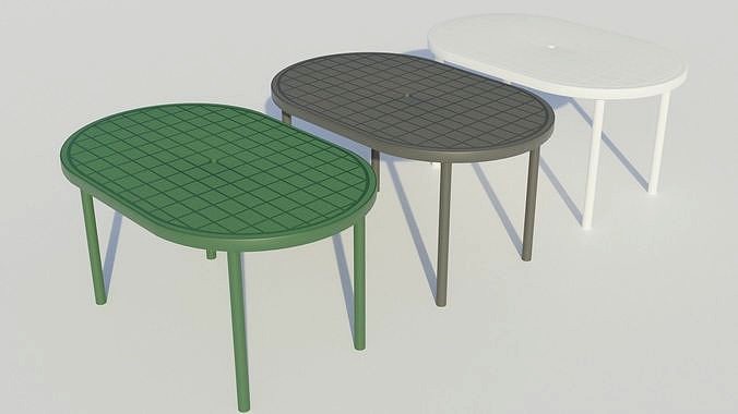 Garden Table - Low-poly PBR