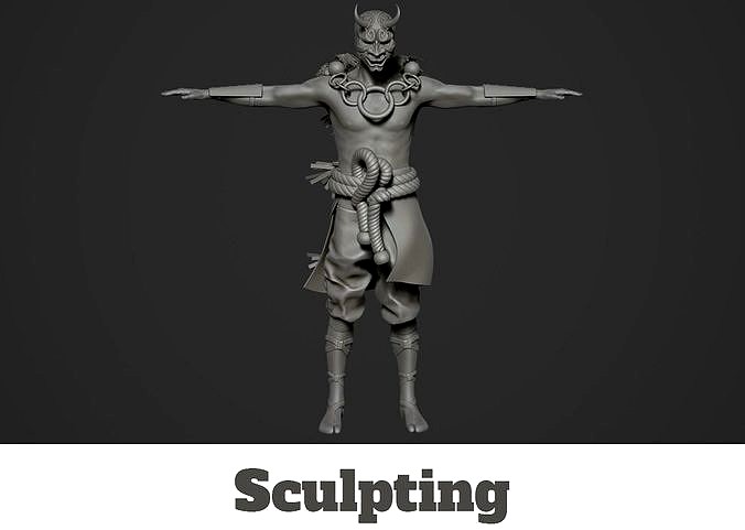Oni Sculpt High poly