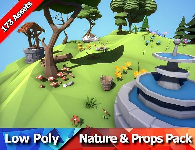 Low Poly Nature and Props Pack