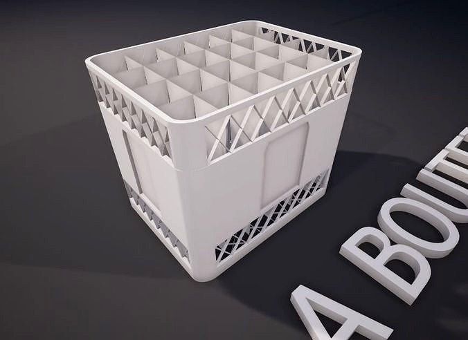 Dishwasher rack for glasses and bottle