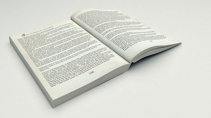 softcover open book