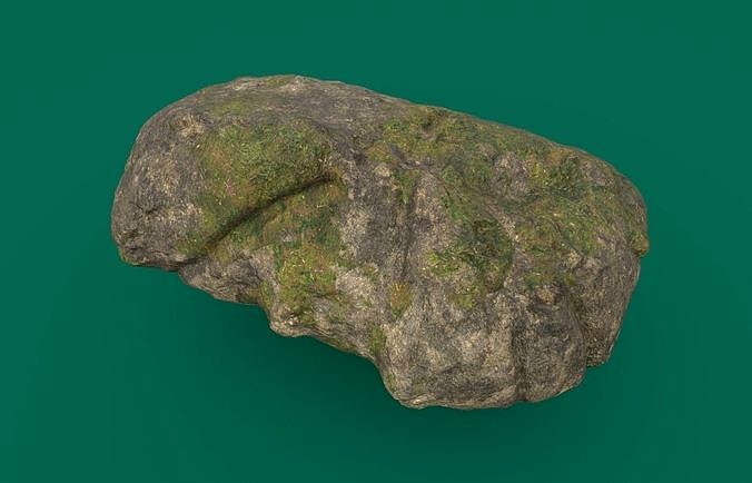 Mossy Rock 1 PBR