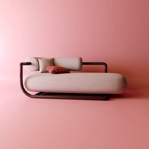 Modern Sofa And Pillow Modelling By Hanife Selam