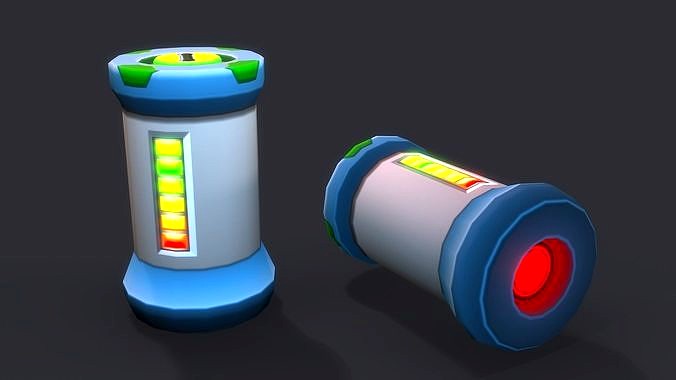 Battery with parametric  texture