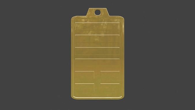 rgd dun hexagram pendant | 3D