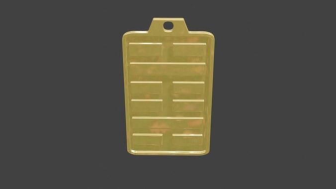 rgd kan hexagram pendant | 3D