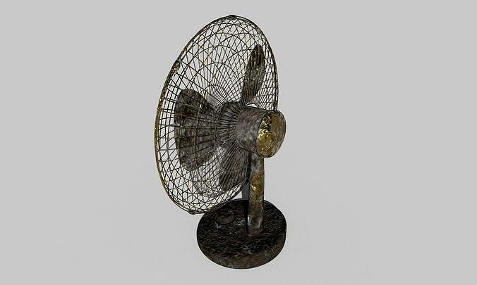 Old Rusty Table Fan