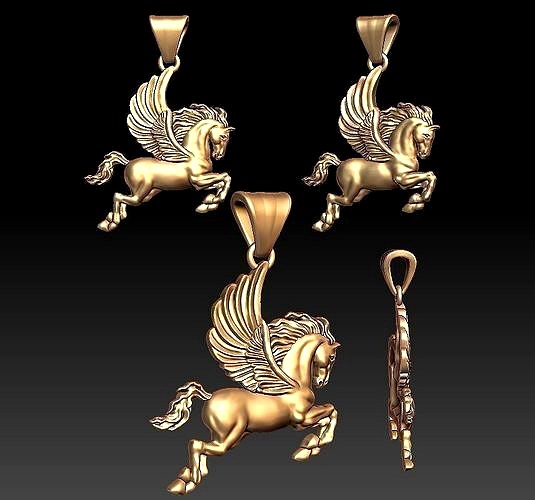 Pegasus pendant | 3D