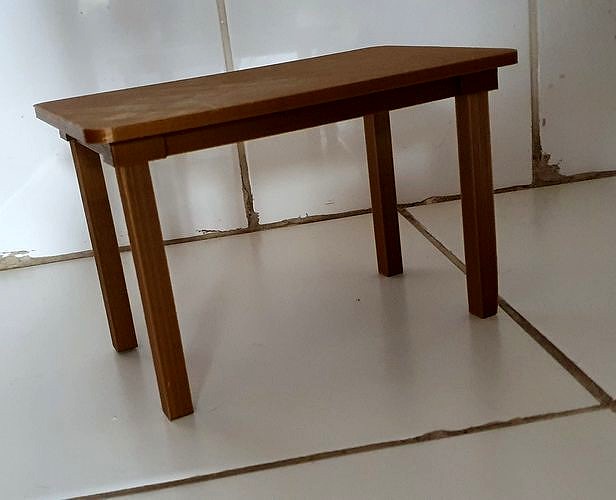 table for interrogatory room joker batman | 3D