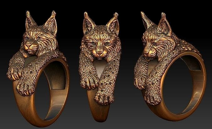 Bobcat ring  | 3D