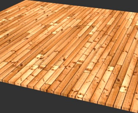 "Updated" UV Wood Floor Texture Test