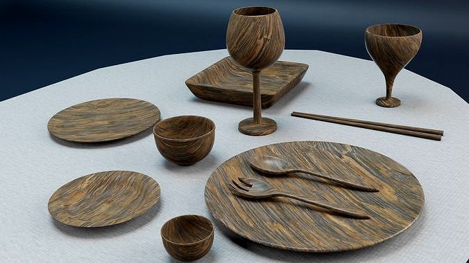 Dinnerware sets wooden
