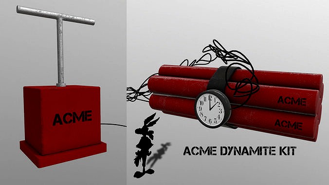 low poly dynamite