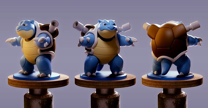 Blastoise - 3D Printable Figure | 3D