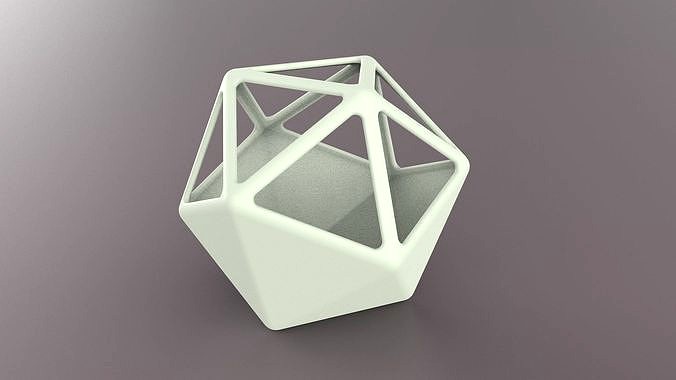 Icosahedron Terrarium | 3D