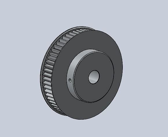 HTD-5M Timming Pulley  60 teeth | 3D