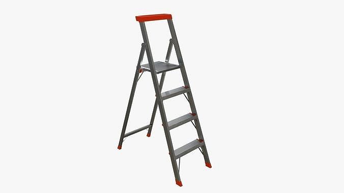 Foldable lightweight stepladder