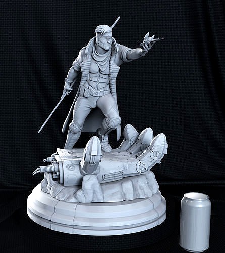 Gambit from X-men 3D print model | 3D