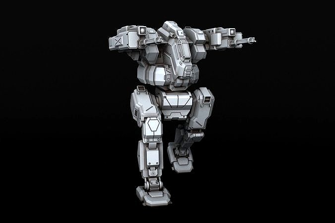 BATTLETECH BlackJack BJ-1 | 3D