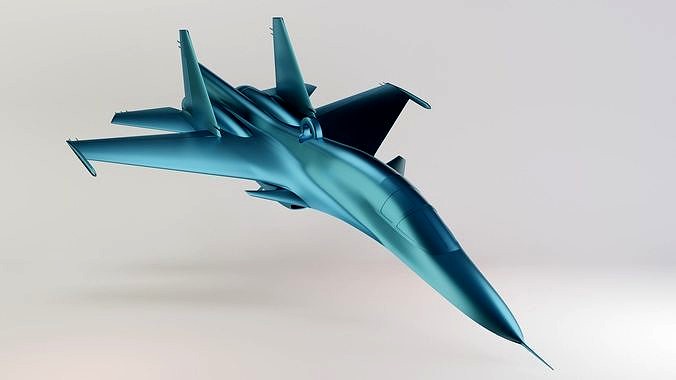 Su-34 aircraft 3D print model | 3D
