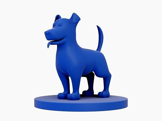 Cartoon Dog Printable | 3D model