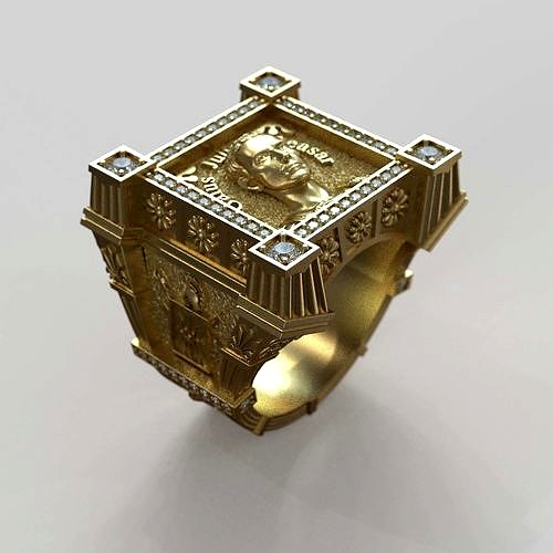Man Ring Guy Julius Caesar | 3D