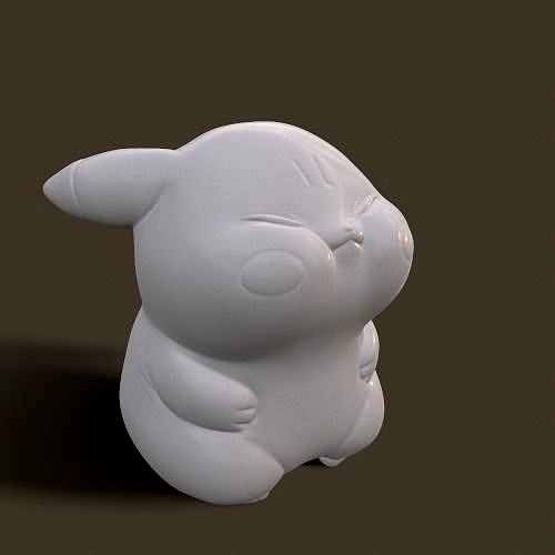 Grumpy pikachu | 3D