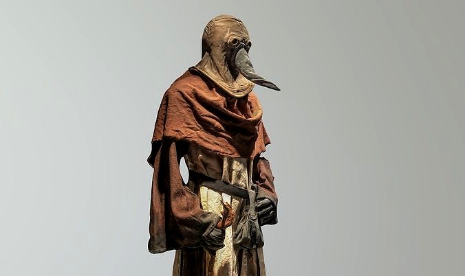 Plague Doctor Photogrammetry 3D scan
