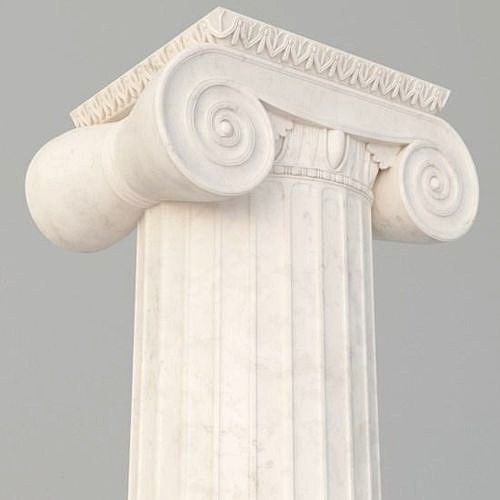 Ionic column and capital