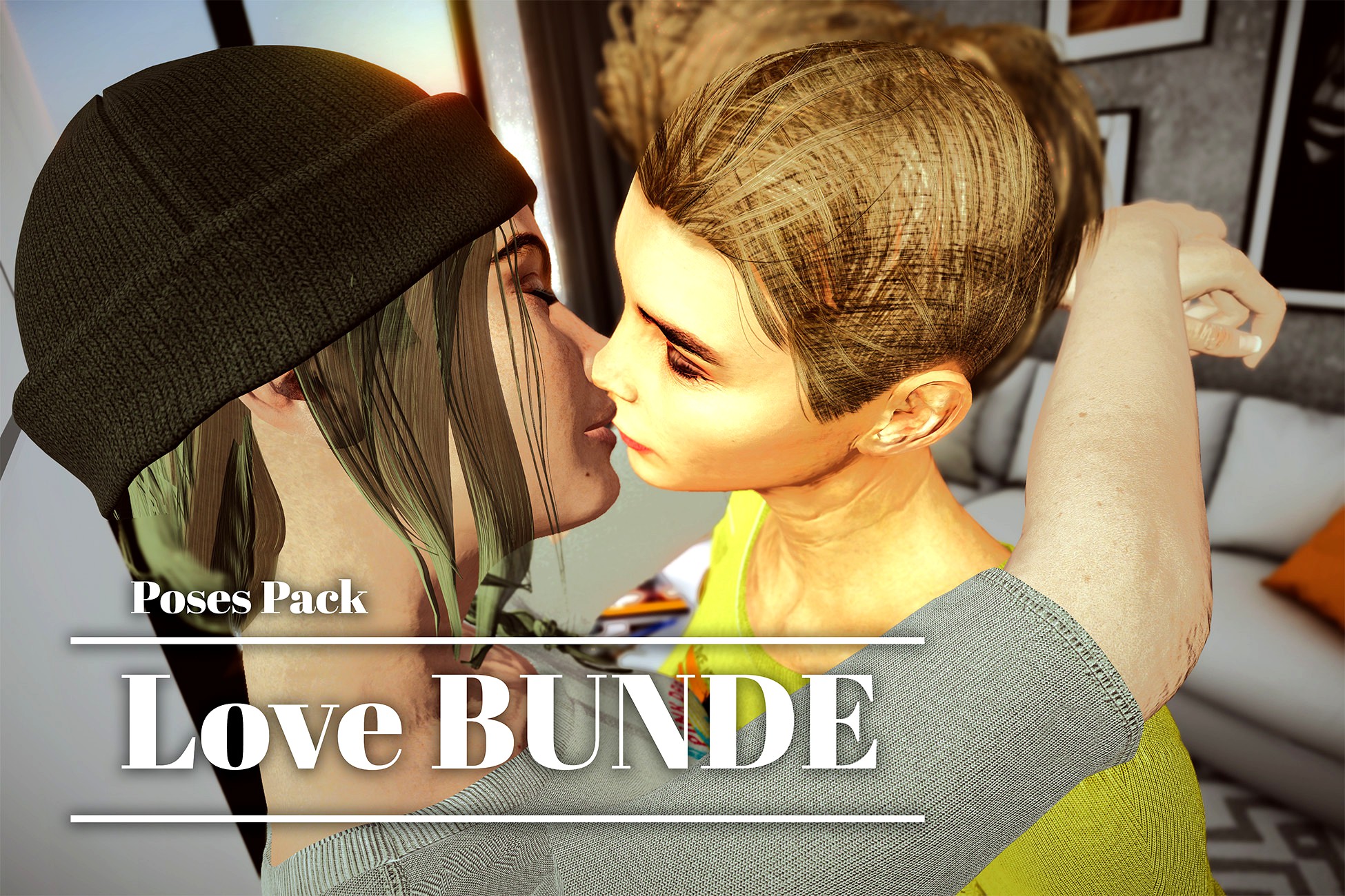 Poses Pack. BUNDLE: Love.
