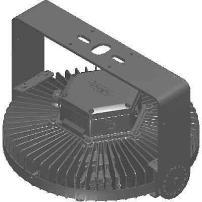 IECEx ATEX – LED High Bay (Part HWA7xxxxxCxxxx) – Wiring Box, Stainless Steel Bracket