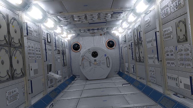 ISS Spaceship Interior