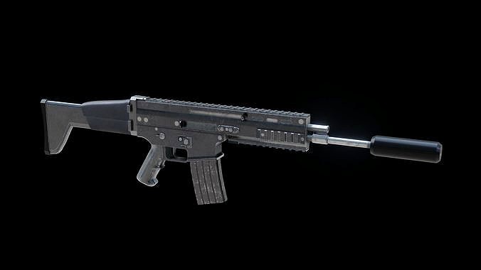 Scar-L black model3D