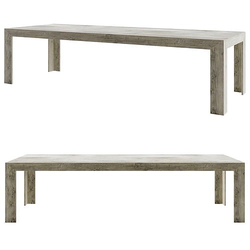 RH MACHINTO RECTANGULAR DINING TABLE