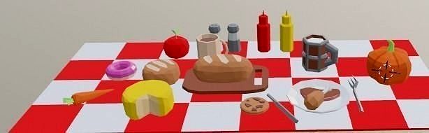 Low Poly Food Pack