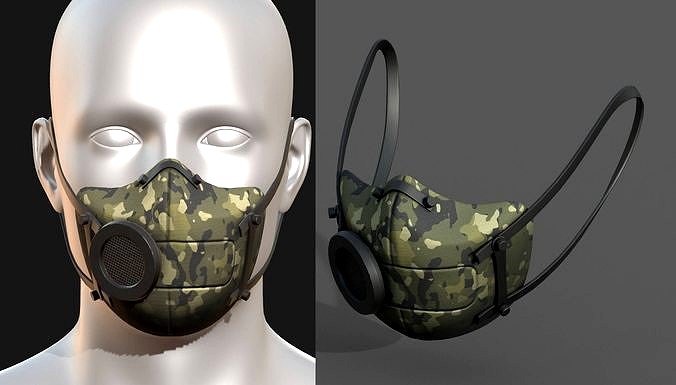 Gas mask protection futuristic protection safety
