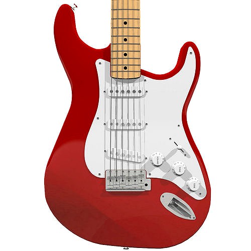 Guitar Fender Stratocaster Red Finish