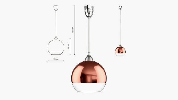 Nowodvorski GLOBE COPPER I 5764 lamp