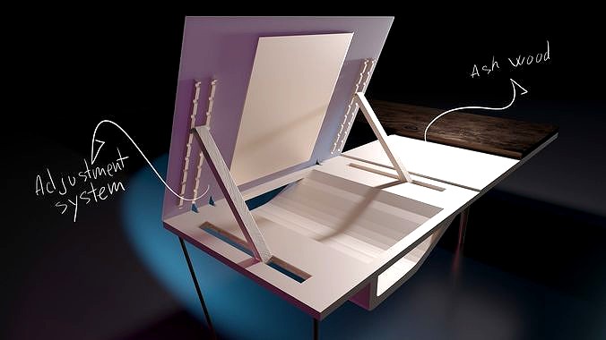 Office desk for creative industries